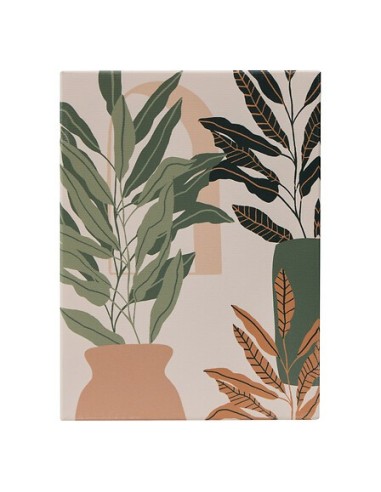 QUADRI E DECORO PARETE: vendita online Set 5 tele stampate, Cynthia, donna, design moderno, MDF, 25 x 25 cm, colori pesca, ar...