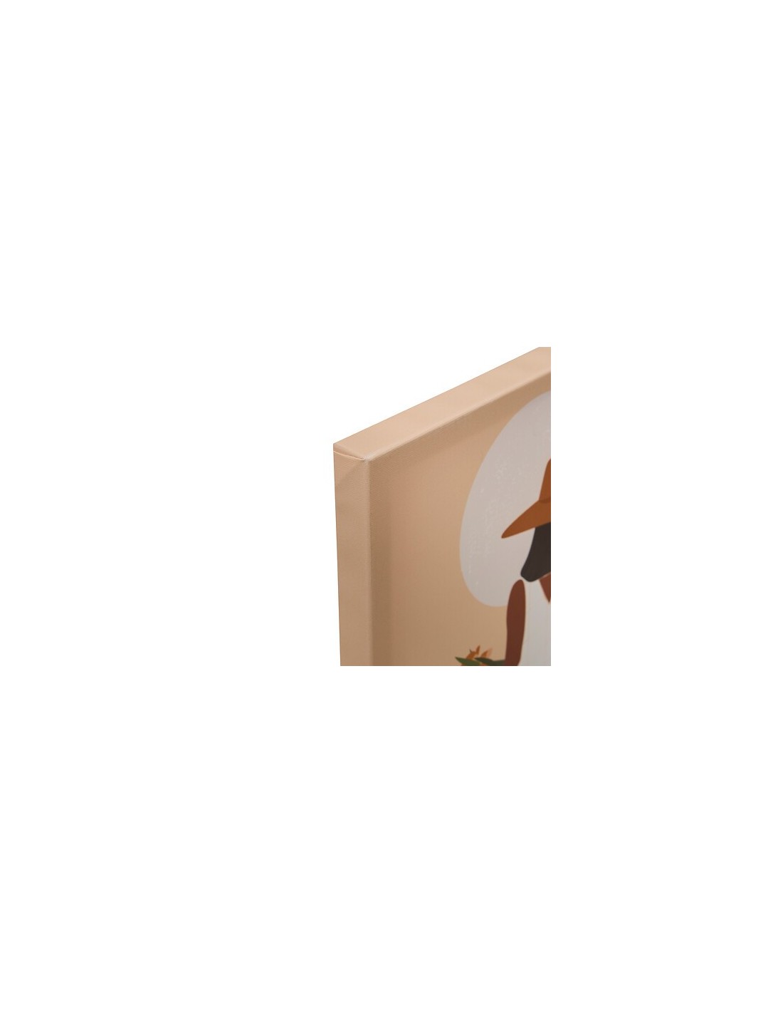 QUADRI E DECORO PARETE: vendita online Set 5 tele stampate, Cynthia, donna, design moderno, MDF, 25 x 25 cm, colori pesca, ar...