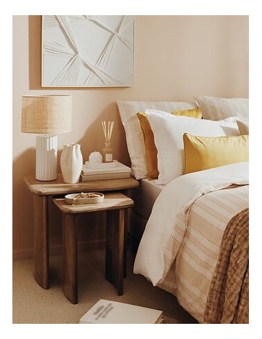 ILLUMINAZIONE: vendita online Lampada Tylia, ceramica bianca, H 47 cm, design elegante, paralume escluso in offerta