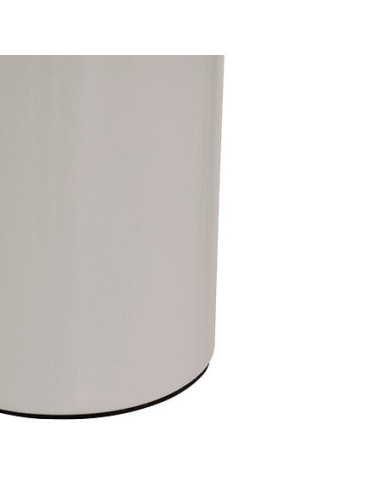 ILLUMINAZIONE: vendita online Lampada fungo Lito, metallo bianco, altezza 24,5 cm, design moderno, acciaio in offerta