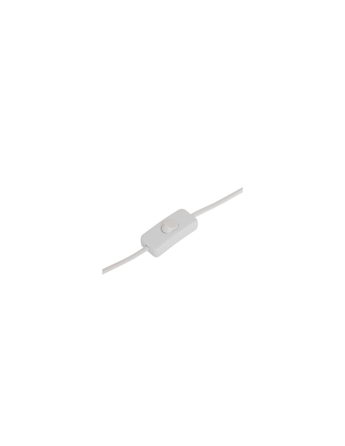 ILLUMINAZIONE: vendita online Lampada fungo Lito, metallo bianco, altezza 24,5 cm, design moderno, acciaio in offerta