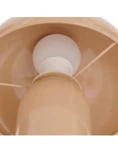 ILLUMINAZIONE: vendita online Lampada fungo Lito, metallo beige, altezza 24,5 cm, diametro 20 cm in offerta