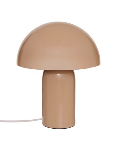 ILLUMINAZIONE: vendita online Lampada fungo Lito, metallo beige, altezza 24,5 cm, diametro 20 cm in offerta