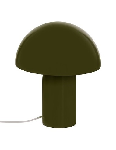 ILLUMINAZIONE: vendita online Lampada fungo Lito, metallo verde kaki, 20 x 20 x 24,5 cm in offerta