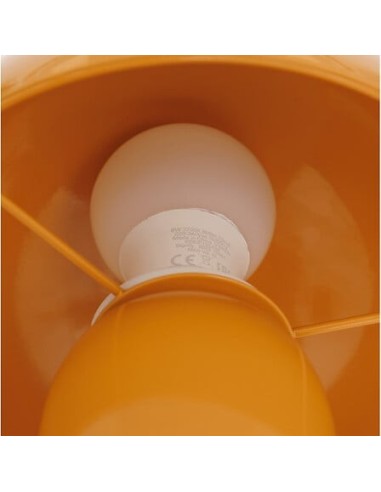 ILLUMINAZIONE: vendita online Lampada fungo Lito, metallo ocra, 20 x 20 x 24,5 cm in offerta