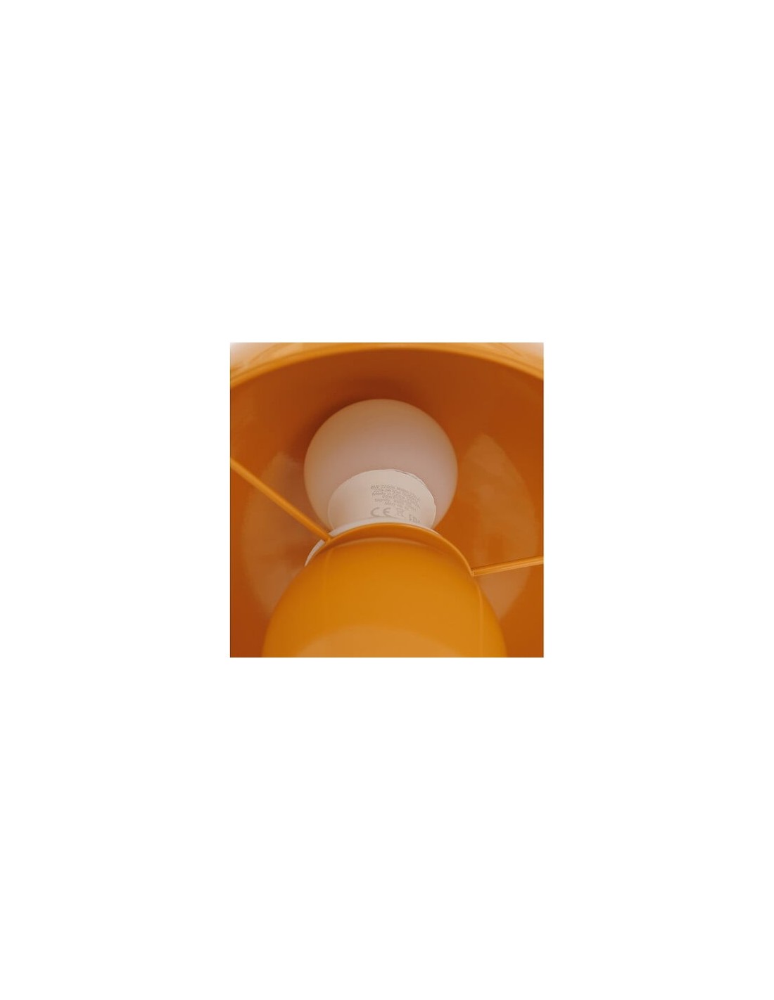 ILLUMINAZIONE: vendita online Lampada fungo Lito, metallo ocra, 20 x 20 x 24,5 cm in offerta