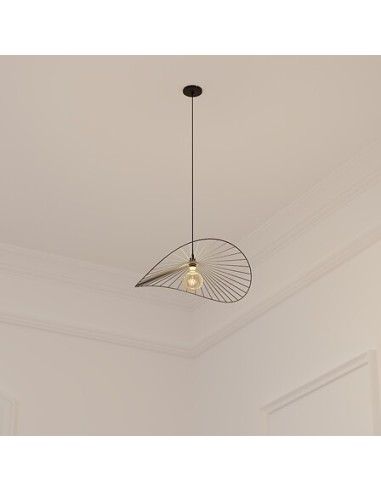 ILLUMINAZIONE: vendita online Lampadario Adelia, metallo nero, diametro 58 cm, altezza 103,5 cm in offerta
