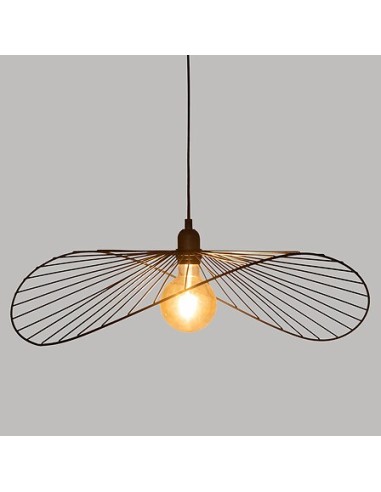 ILLUMINAZIONE: vendita online Lampadario Adelia, metallo nero, diametro 58 cm, altezza 103,5 cm in offerta