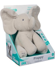 Peluche interattivo Flappy Elefantino parlante italiano 30,5 cm | shopincasa.it