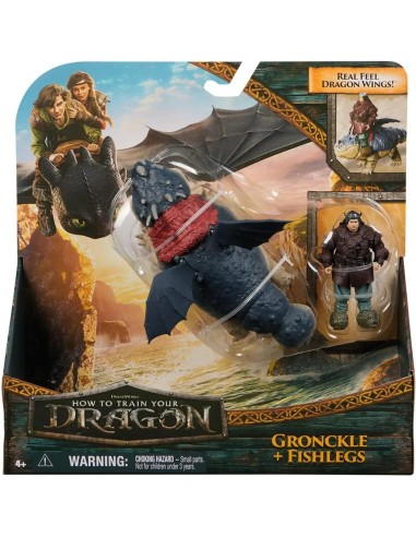 Dragon Trainer drago con personaggio vichingo assortito 4+ anni | shopincasa.it