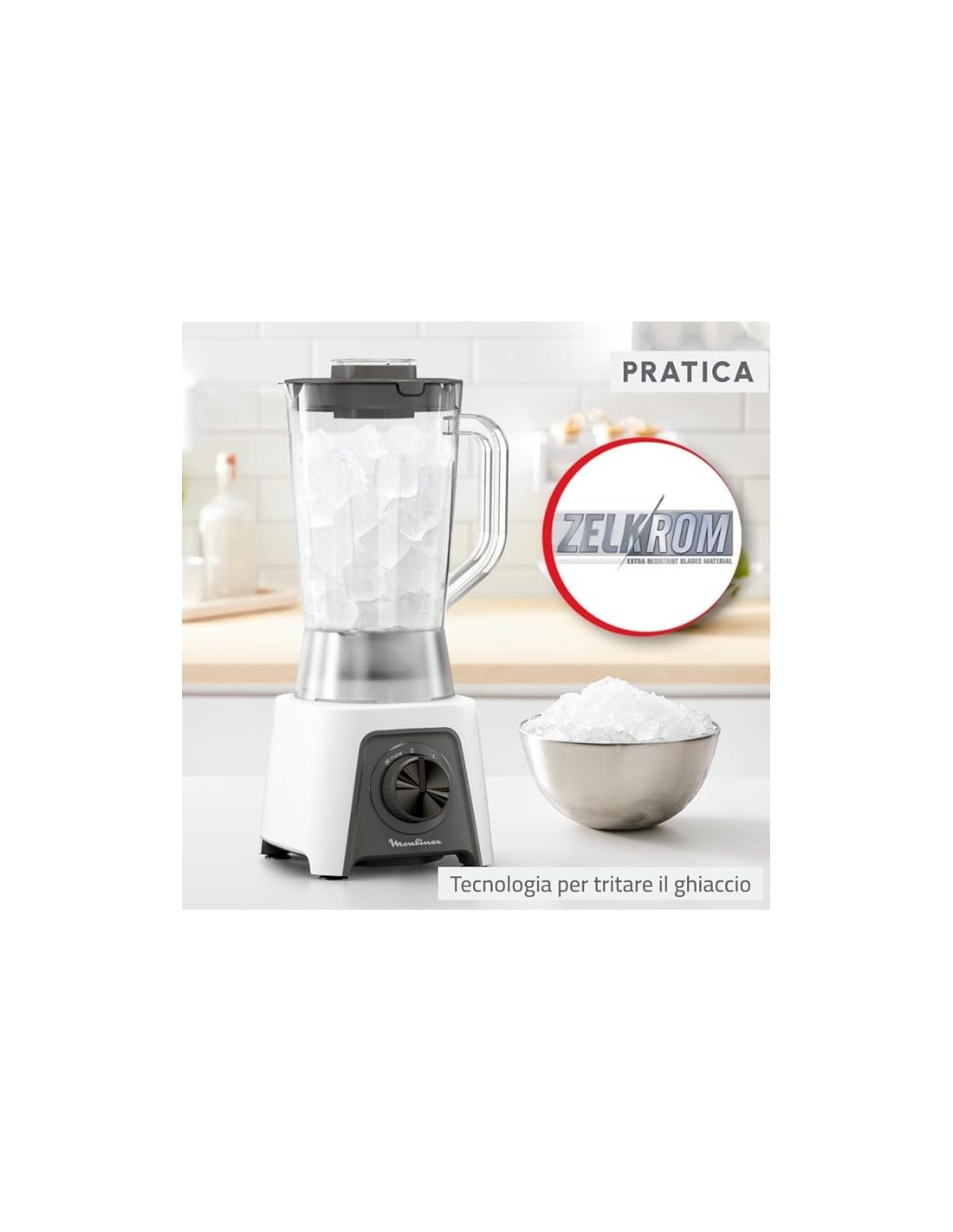 Moulinex Blendeo+ LM2C01 Frullatore 450W Tritaghiaccio | shopincasa.it