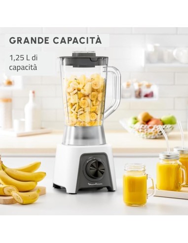 Moulinex Blendeo+ LM2C01 Frullatore 450W Tritaghiaccio | shopincasa.it