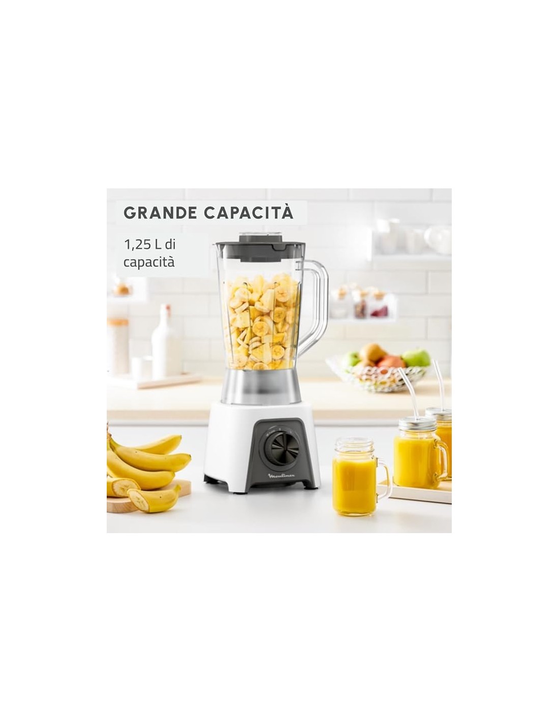 Moulinex Blendeo+ LM2C01 Frullatore 450W Tritaghiaccio | shopincasa.it