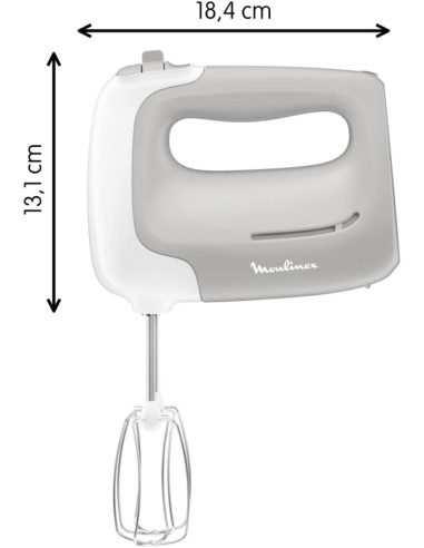 Moulinex HM450 PrepMix Sbattitore Elettrico 450W | shopincasa.it