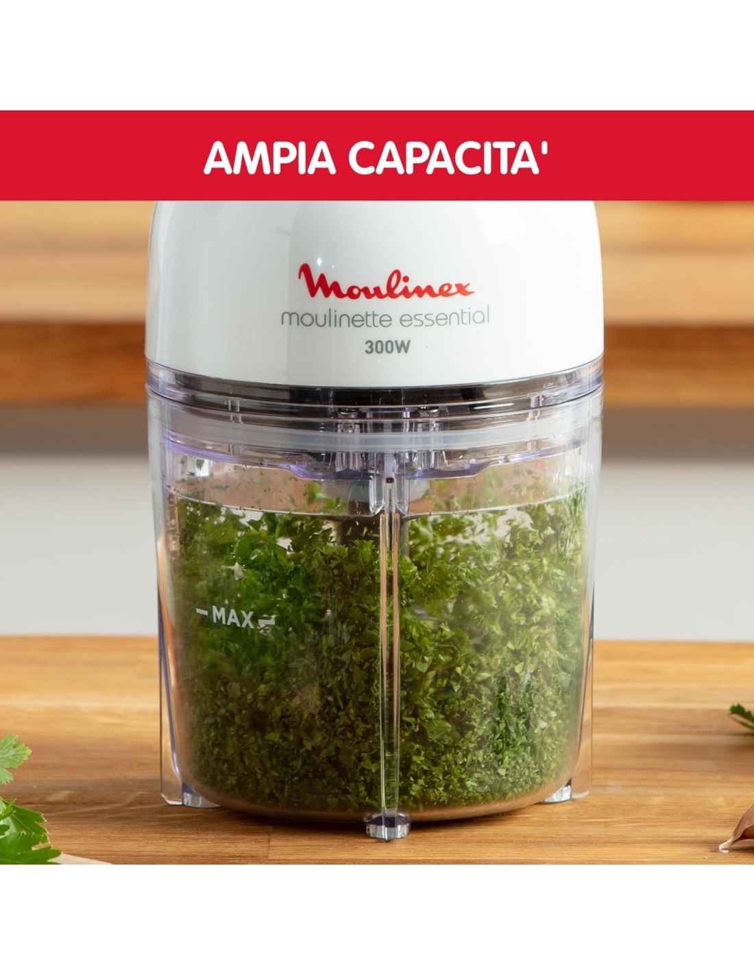 Moulinex DJ5201 Tritatutto 300W con 4 Lame | shopincasa.it