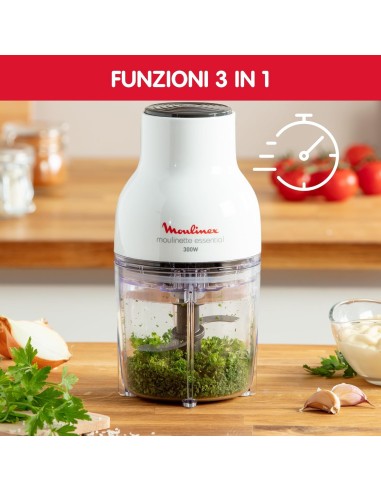 Moulinex DJ5201 Tritatutto 300W con 4 Lame | shopincasa.it