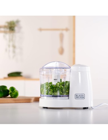 Tritatutto BLACK+DECKER BXCH120E 120W con Lame Inox | shopincasa.it