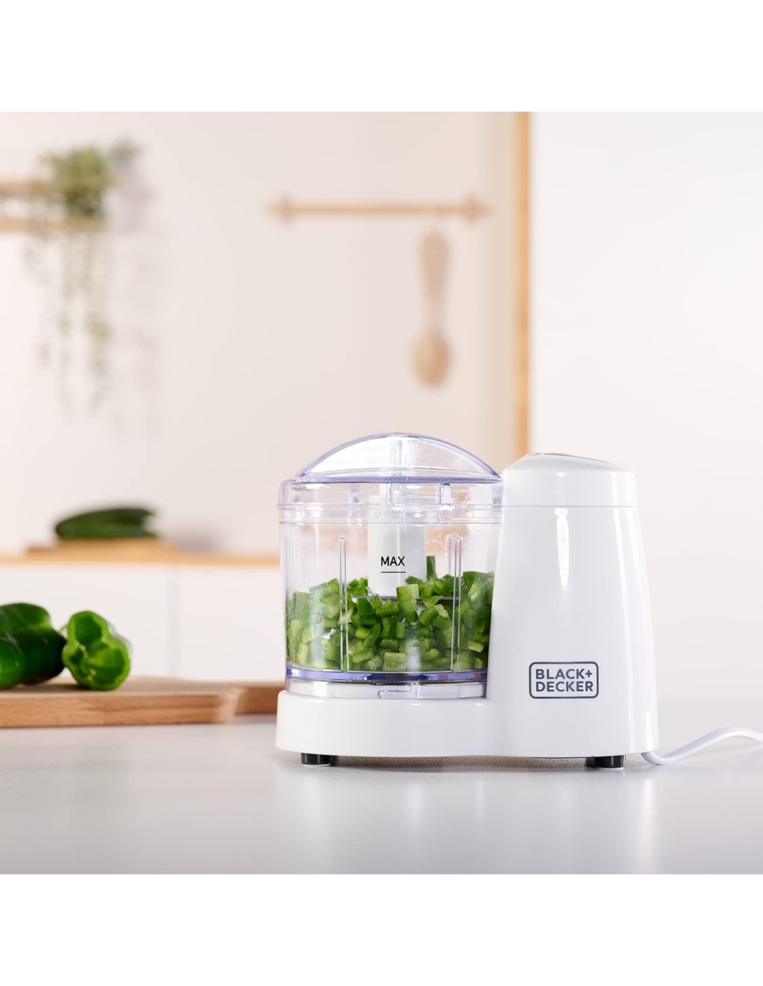 Tritatutto BLACK+DECKER BXCH120E 120W con Lame Inox | shopincasa.it
