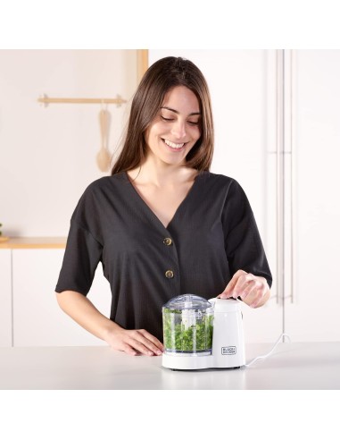 Tritatutto BLACK+DECKER BXCH120E 120W con Lame Inox | shopincasa.it