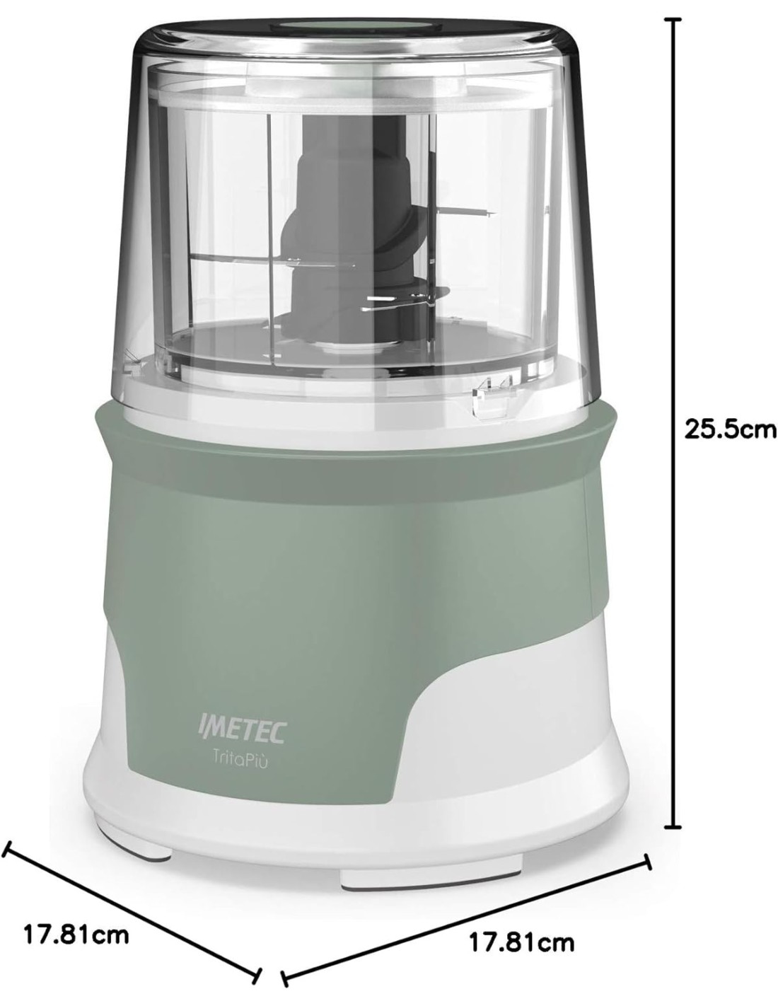 Imetec Tritapiù Tritatutto 1000W con 4 Lame Inox e Contenitore 600 ml | shopincasa.it