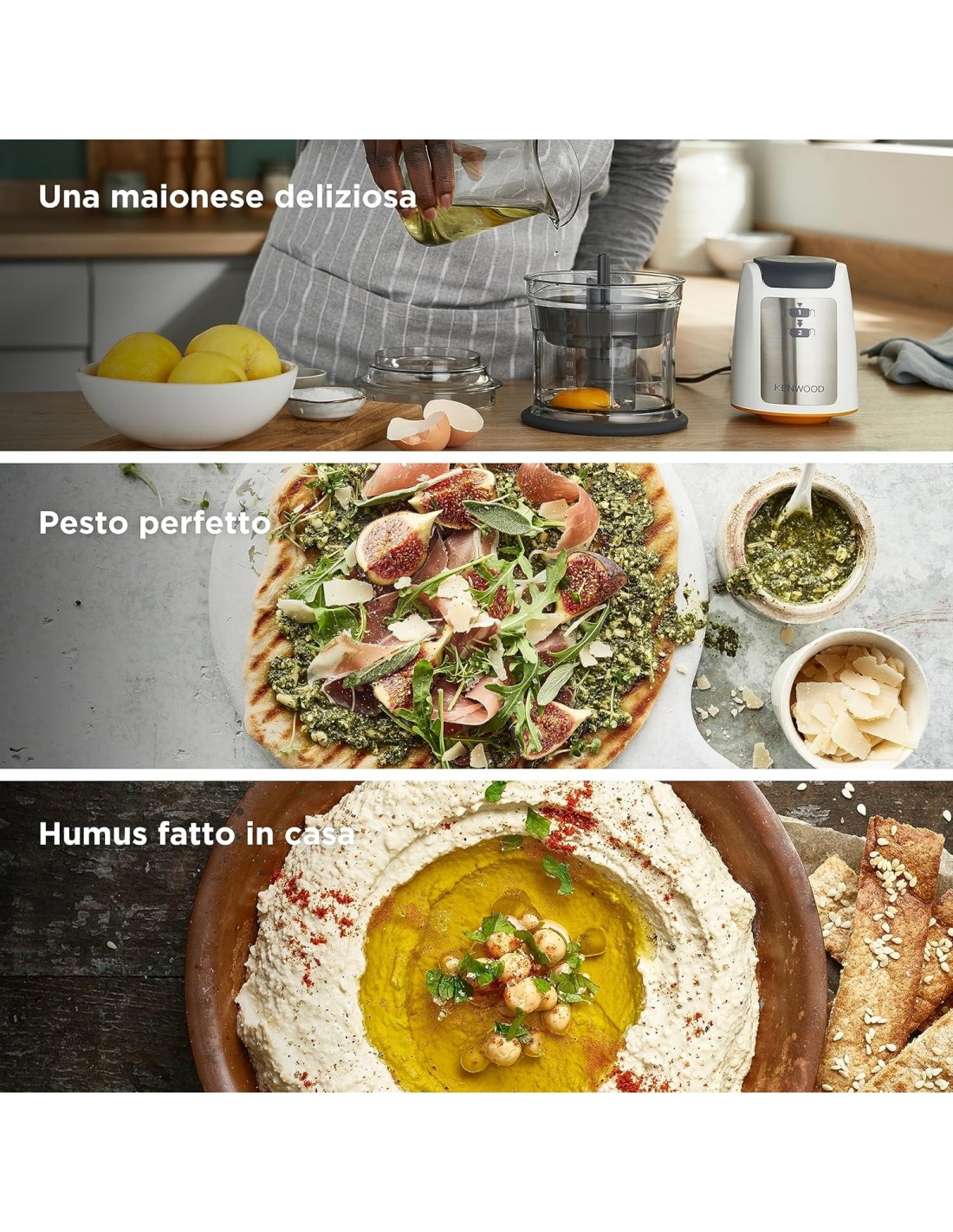 Kenwood Chopper CHP61.100WH Tritatutto 500W | 0,5L | 2 Velocità | shopincasa.it