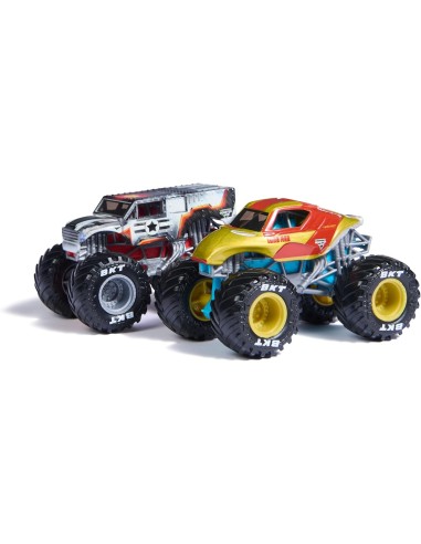 Monster Jam Monster Truck Die-Cast Marvel Iron Man vs. War Machine 1:64 | shopincasa.it