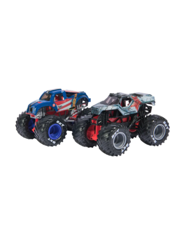 Monster Jam Monster Truck Die-Cast Marvel Iron Man vs. War Machine 1:64 | shopincasa.it
