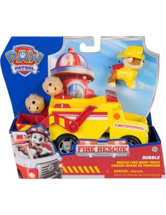 Camion ribaltabile Rubble Fire Rescue con figura e proiettili | shopincasa.it