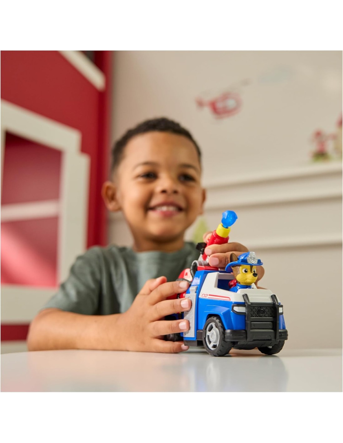 Paw Patrol Rubble Fire Rescue Camion Ribaltabile 20 cm con Proiettili | Shop in Casa