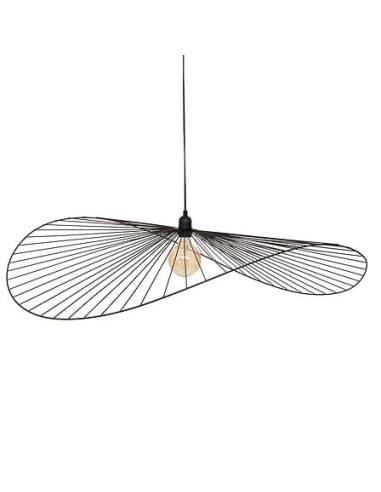 ILLUMINAZIONE: vendita online Sospensione Adelia, metallo nero, diametro 98 cm, altezza 105 cm in offerta