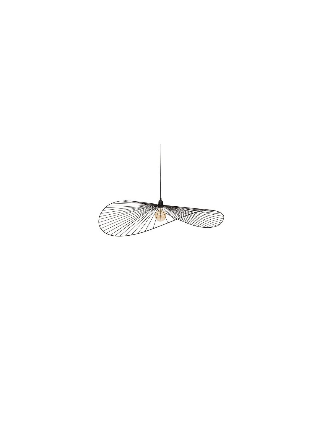 ILLUMINAZIONE: vendita online Sospensione Adelia, metallo nero, diametro 98 cm, altezza 105 cm in offerta
