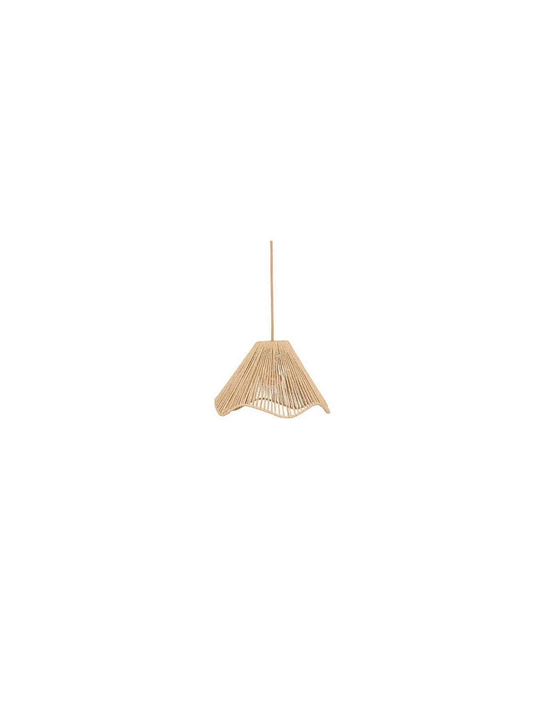 ILLUMINAZIONE: vendita online Paralume ABJ Cord Vito, effetto corda naturale, beige, diametro 37 cm in offerta