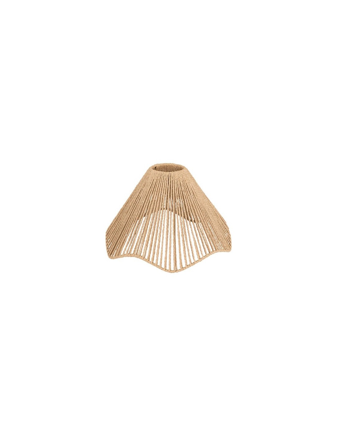 ILLUMINAZIONE: vendita online Paralume ABJ Cord Vito, effetto corda naturale, beige, diametro 37 cm in offerta