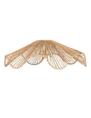 ILLUMINAZIONE: vendita online Paralume Gino, juta naturale, beige, diametro 57,5 cm, profondità 18 cm in offerta