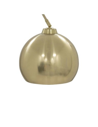 ILLUMINAZIONE: vendita online Lampada da terra ad arco Floris, metallo dorato, altezza 177 cm, abat-jour orientabile in offerta