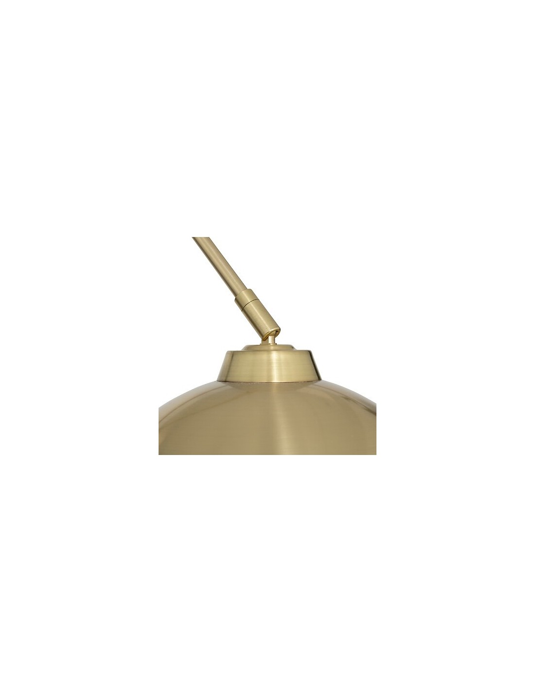 ILLUMINAZIONE: vendita online Lampada da terra ad arco Floris, metallo dorato, altezza 177 cm, abat-jour orientabile in offerta