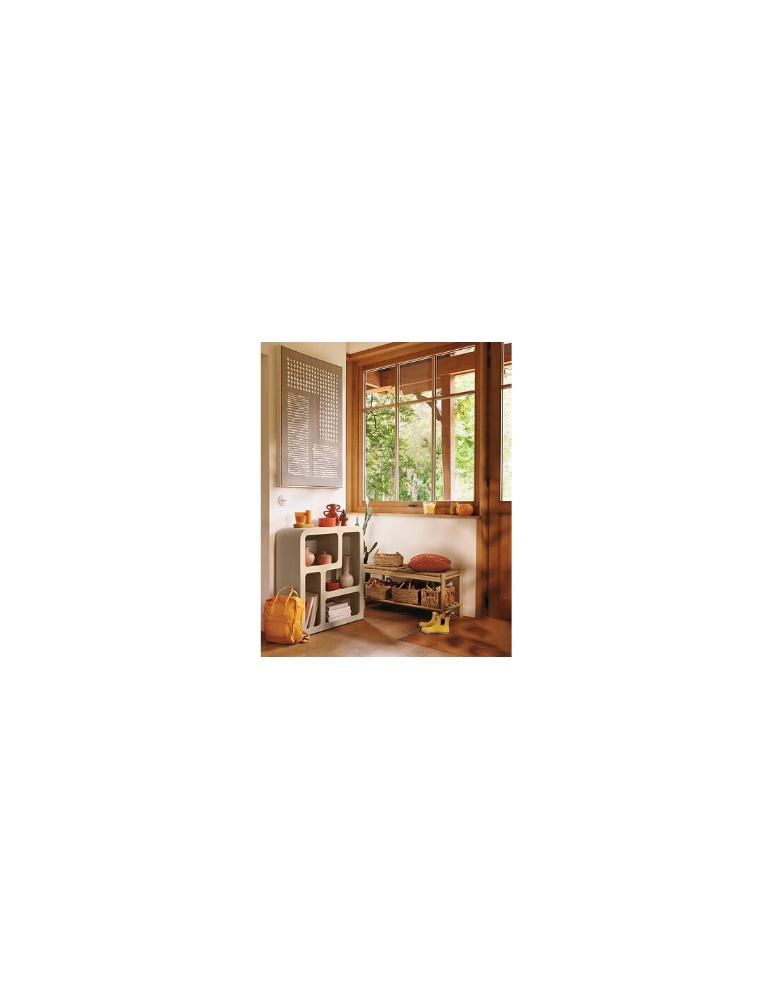 SEDIE: vendita online Panca Maesi, legno naturale, 95 x 35,5 x 45 cm, 100% smontabile, Malakite Collection in offerta