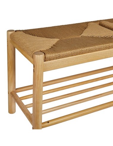 SEDIE: vendita online Panca Maesi, legno naturale, 95 x 35,5 x 45 cm, 100% smontabile, Malakite Collection in offerta