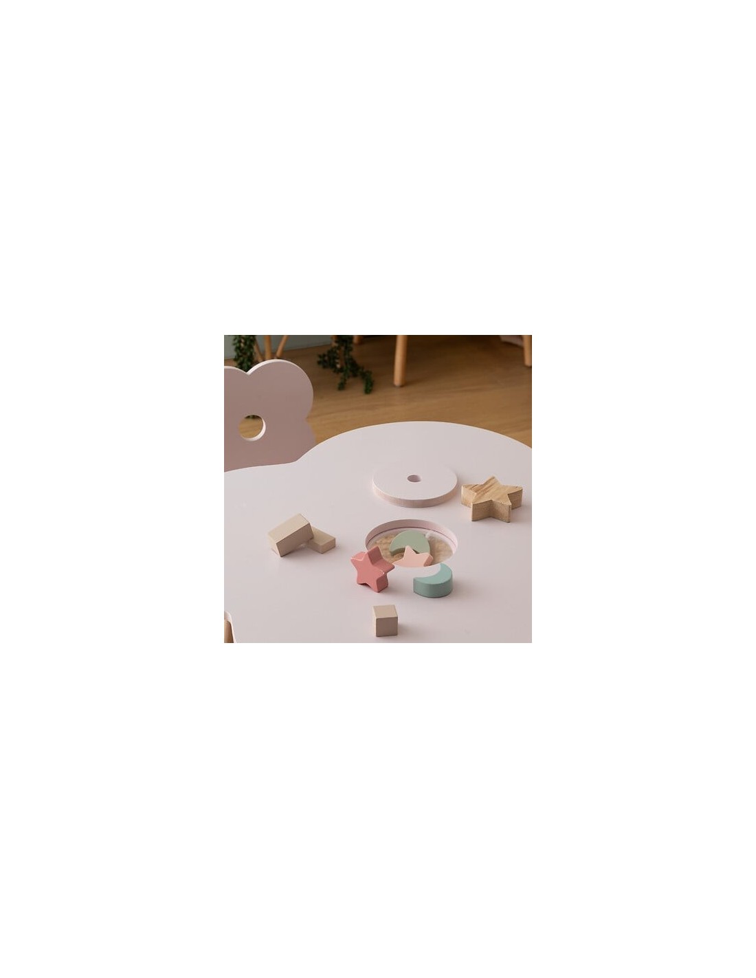 SEDIE: vendita online Sedia Dolce Fiore, Rose, MDF E1/Pine, L. 23 x P. 23 x H. 48 cm in offerta