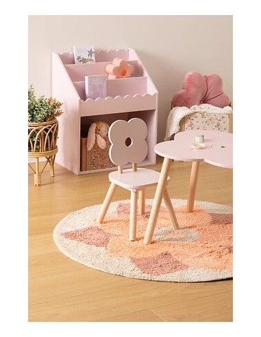 SEDIE: vendita online Sedia Dolce Fiore, Rose, MDF E1/Pine, L. 23 x P. 23 x H. 48 cm in offerta