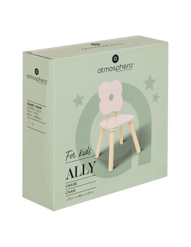 SEDIE: vendita online Sedia Dolce Fiore, Rose, MDF E1/Pine, L. 23 x P. 23 x H. 48 cm in offerta