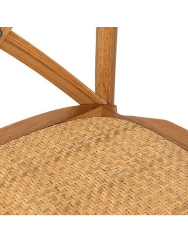 SEDIE: vendita online Sedia da bar alta Isak, rovere naturale, beige, L. 47 x P. 52 x H. 110 cm, 5 Kg, legno massiccio in off...