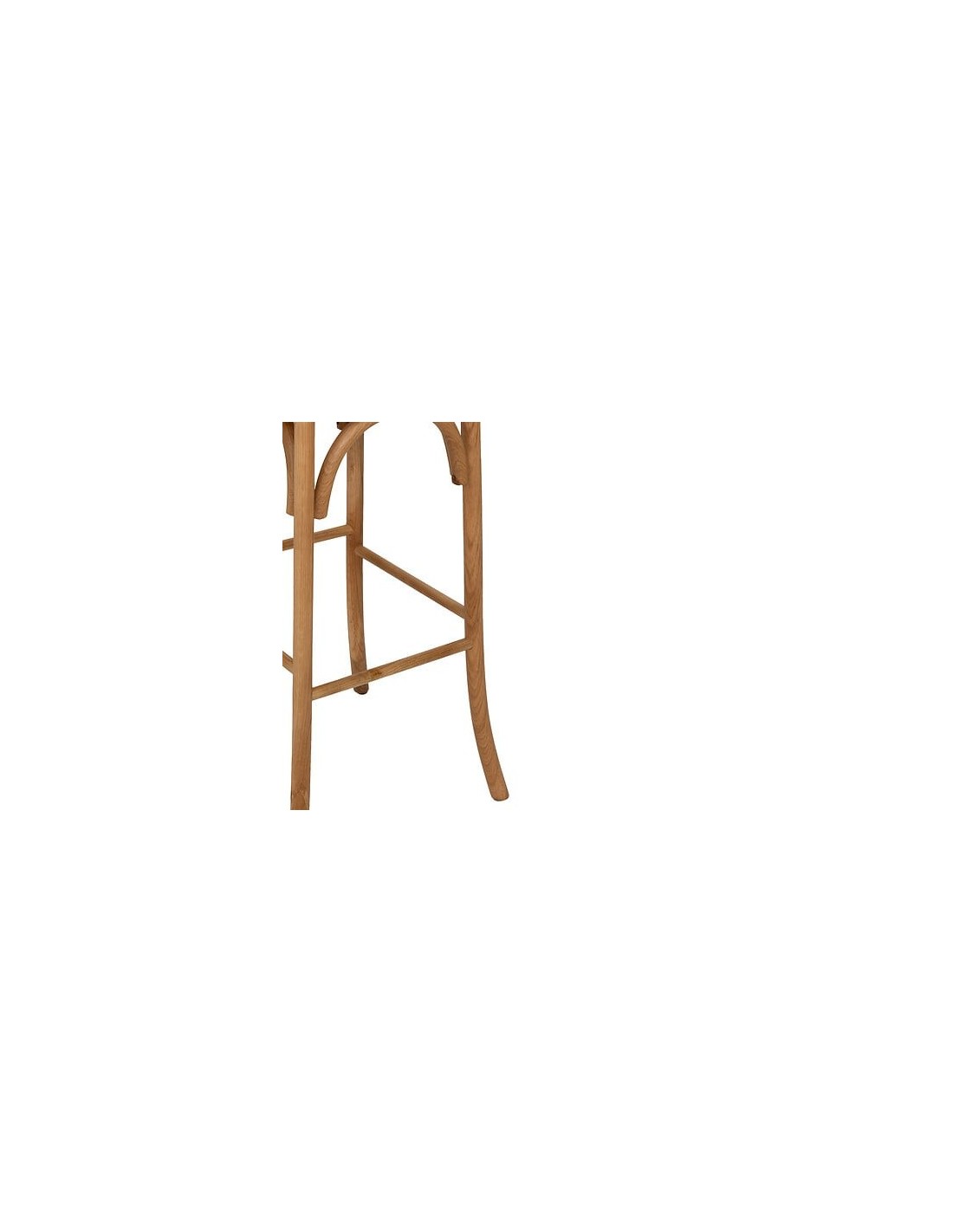 SEDIE: vendita online Sedia da bar alta Isak, rovere naturale, beige, L. 47 x P. 52 x H. 110 cm, 5 Kg, legno massiccio in off...
