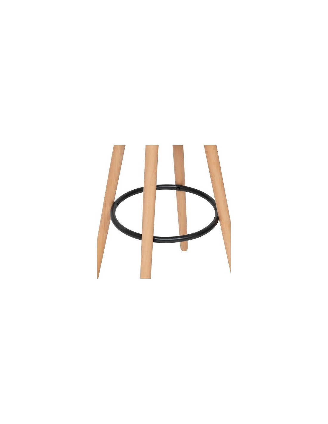 SEDIE: vendita online Sedia da bar alta Maxon, beige, gambe in legno di faggio, PP, L. 40 x P. 43 x H. 92,5 cm, 4.5 Kg in off...