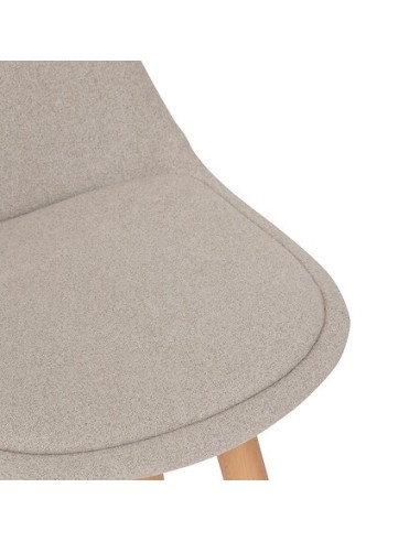 SEDIE: vendita online Sedia da bar alta Maxon, beige, gambe in legno di faggio, PP, L. 40 x P. 43 x H. 92,5 cm, 4.5 Kg in off...