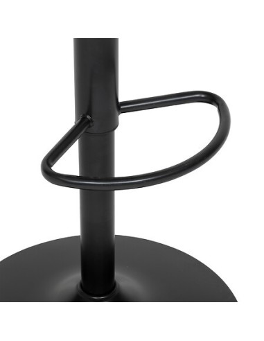 SEDIE: vendita online Sedia da bar alta regolabile Sasha, grigia, struttura in acciaio, L. 48,5 x P. 51,5 x H. 96,5 cm, 6.7 K...