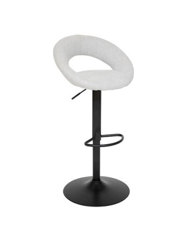 SEDIE: vendita online Sedia da bar alta regolabile Sasha, grigia, struttura in acciaio, L. 48,5 x P. 51,5 x H. 96,5 cm, 6.7 K...