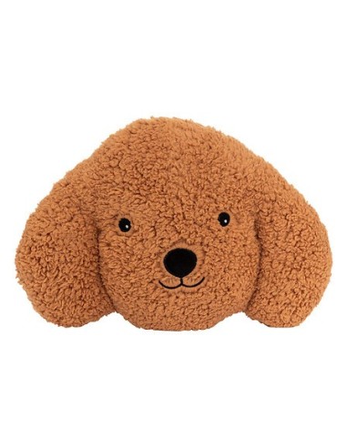 CUSCINI D'ARREDO: vendita online Cuscino forma testa cane, bouclé Scott, marrone, 36 x 8 x 24 cm, poliestere, collezione Les ...