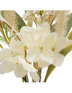 PIANTE E FIORI CON VASO: vendita online Composizione fiori secchi, Dibia, altezza 35 cm, con vaso ceramica assortito, 15 x 9 ...