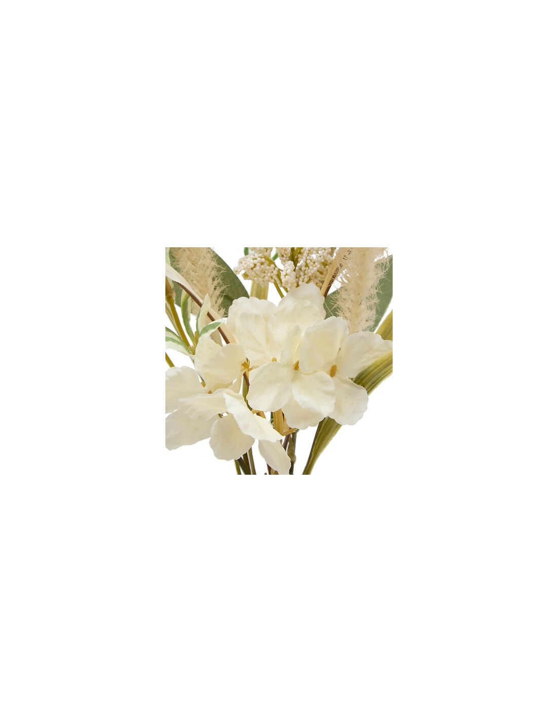 PIANTE E FIORI CON VASO: vendita online Composizione fiori secchi, Dibia, altezza 35 cm, con vaso ceramica assortito, 15 x 9 ...